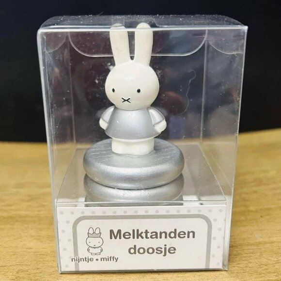 NEW Miffy Limited Edition 65th Anniversary Wooden Tooth Box - Picture 1 of 4